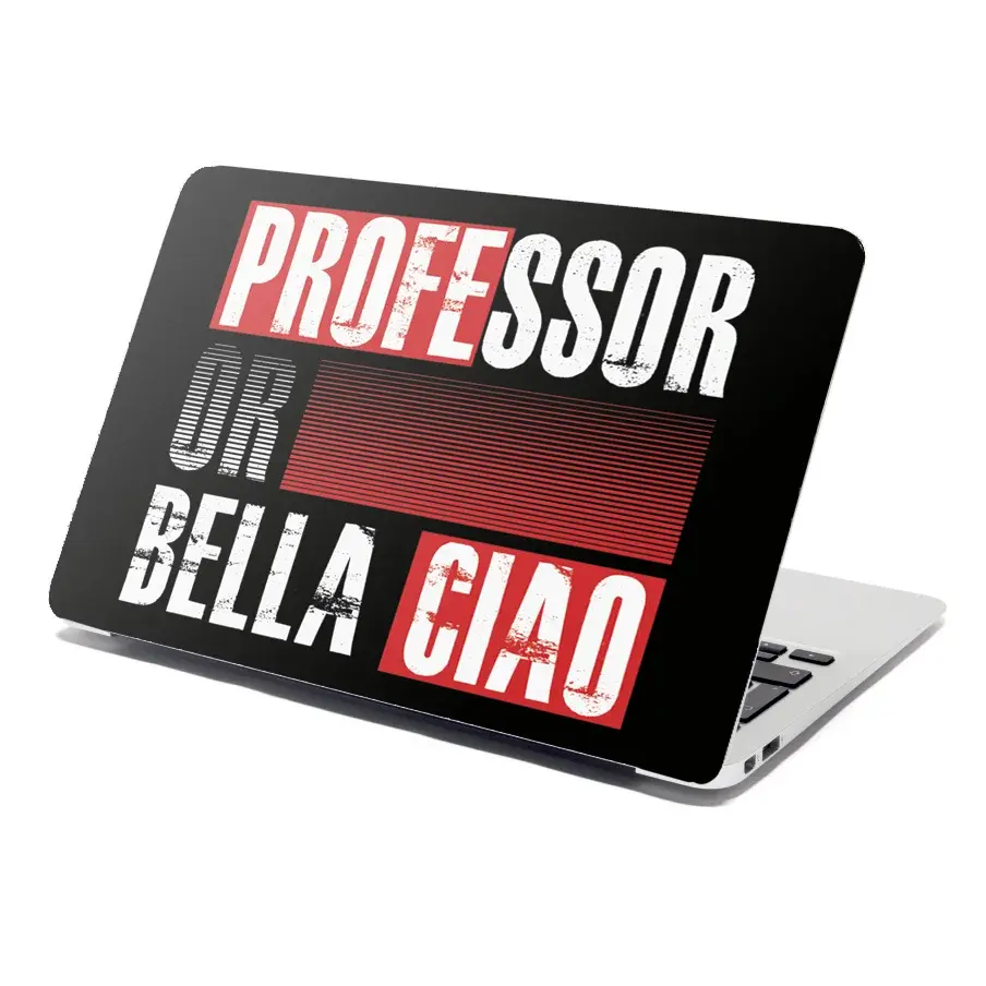 Samolepka na notebook La Casa de Papel Professor or Bella Ciao motiv 3 - 38x26 cm
