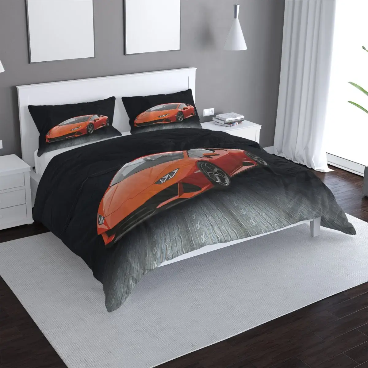 Povlečení Sportovní auto 1 - 140x200 / 90x70