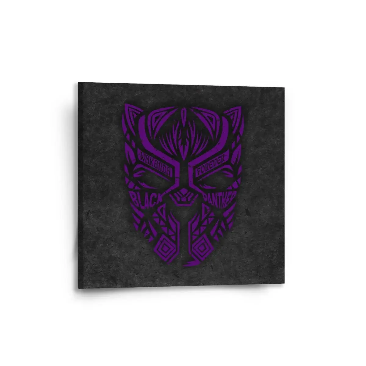 Obraz BLACK PANTHER wakanda forever Fialový - 50x50 cm