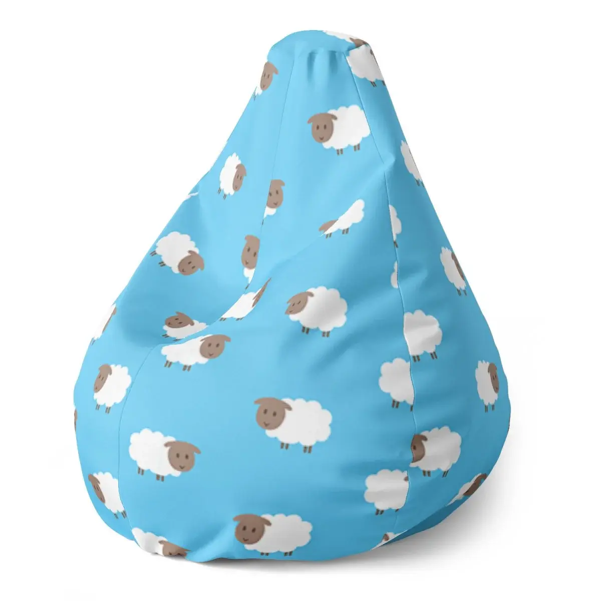 Sedací vak Pear Ovečky - 70 x 95 x 15 cm