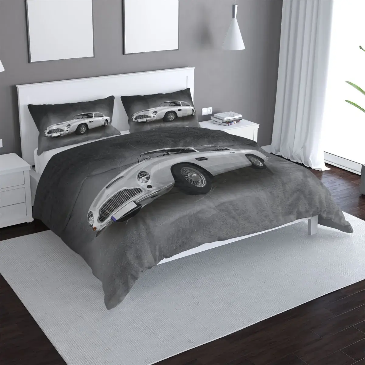 Povlečení Aston Martin Tmavé pozadí - 140x200 / 90x70