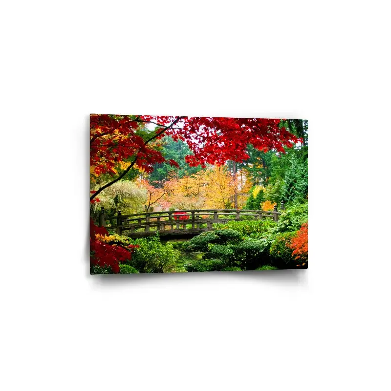 Obraz Most v parku - 60x40 cm