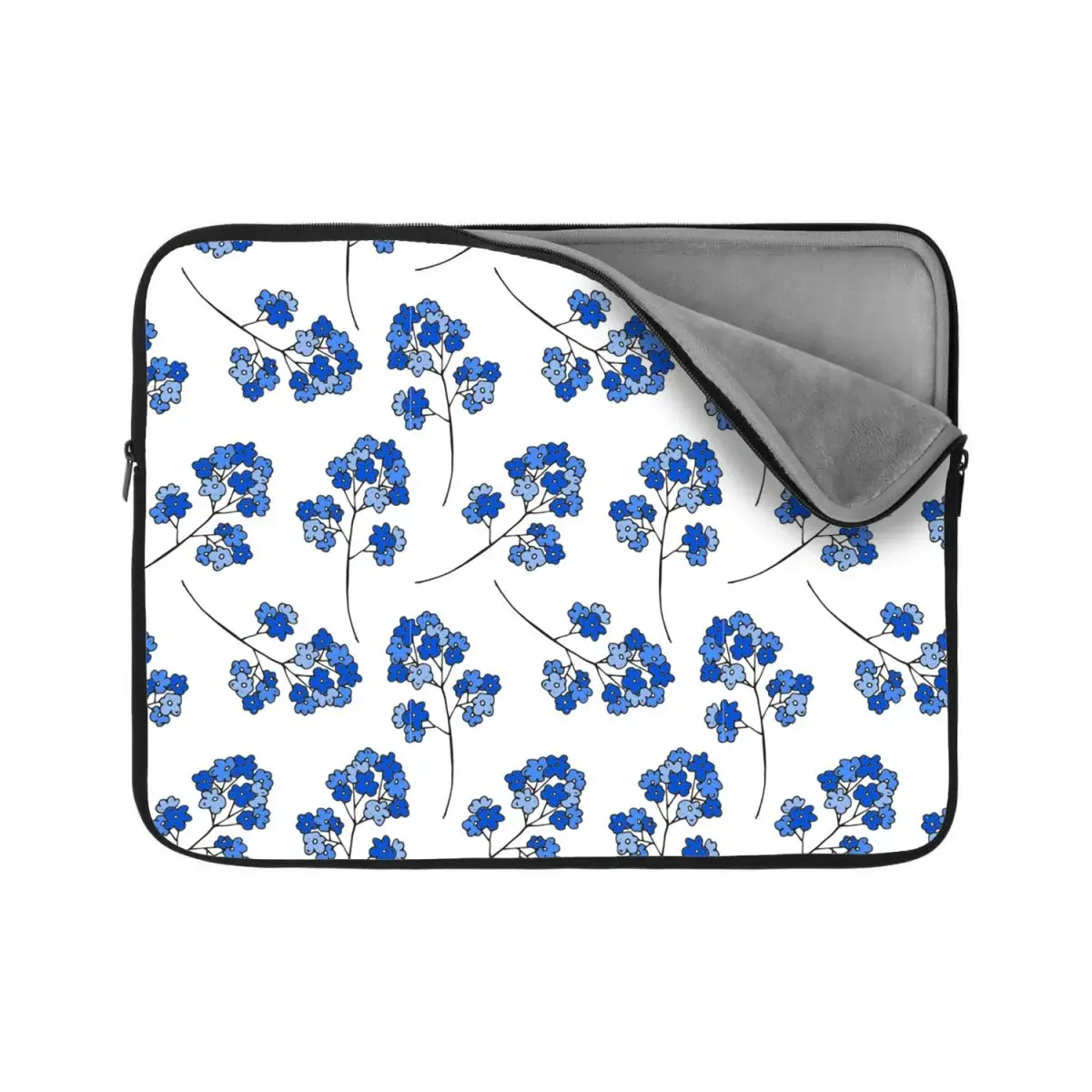 Obal na notebook Modré kvítí - 13"