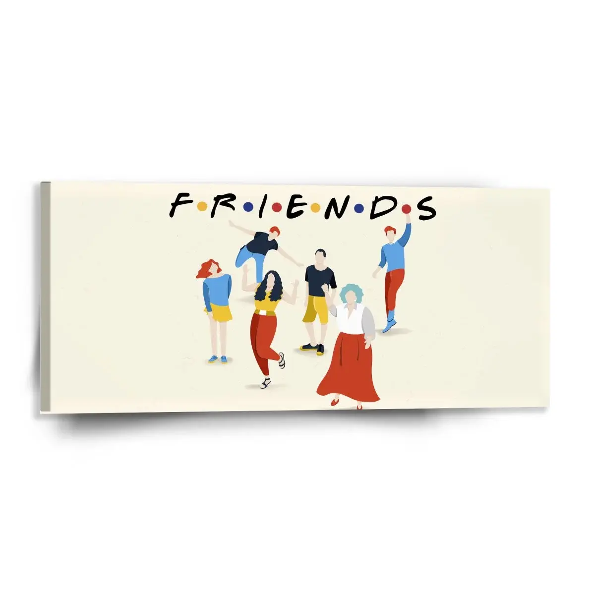 Obraz Seriál přátelé FRIENDS Postavy - 110x50 cm