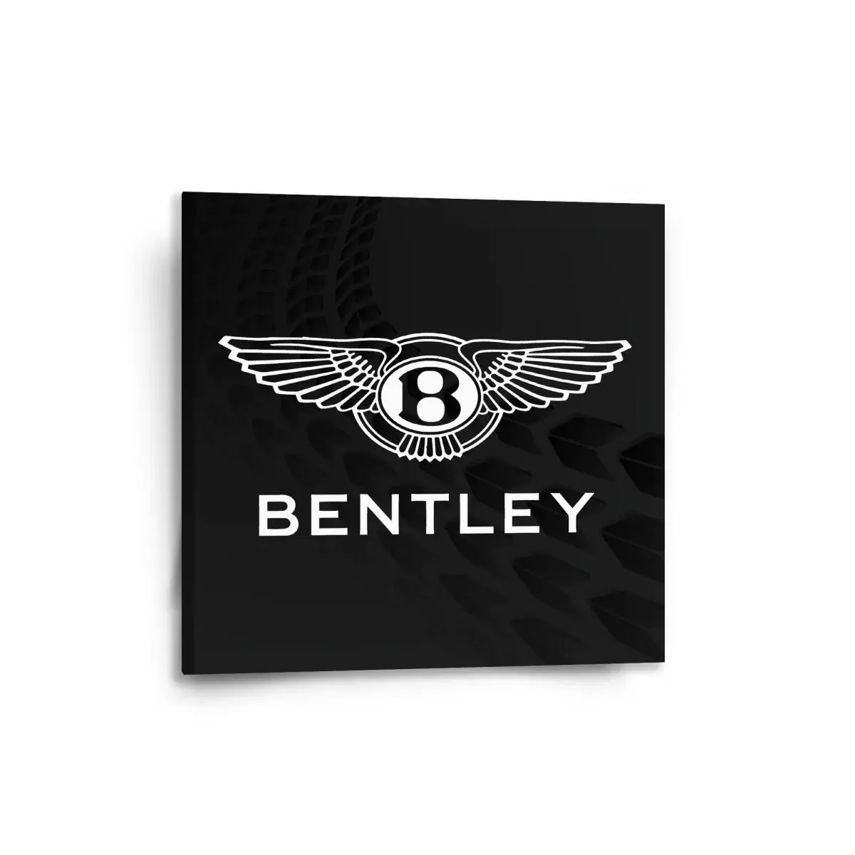 Obraz Logo Bentley Černý - 50x50 cm
