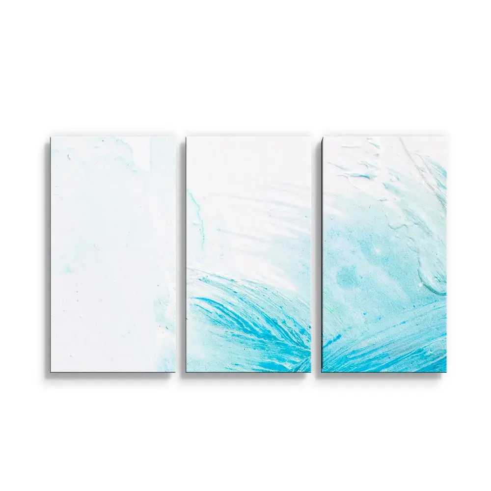 Obraz - 3-dílný Abstraktní barvy - 120x80 cm