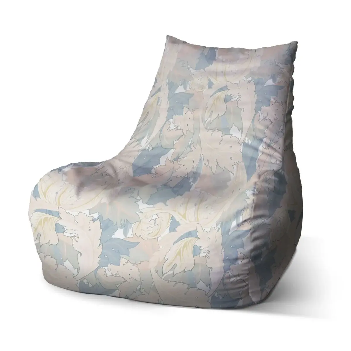 Sedací vak Bean Listí - 100 x 90 x 45 cm