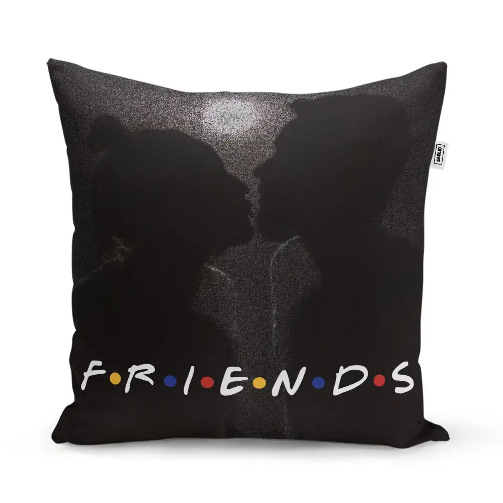 Polštář Seriál přátelé FRIENDS Polibek - 40x40 cm