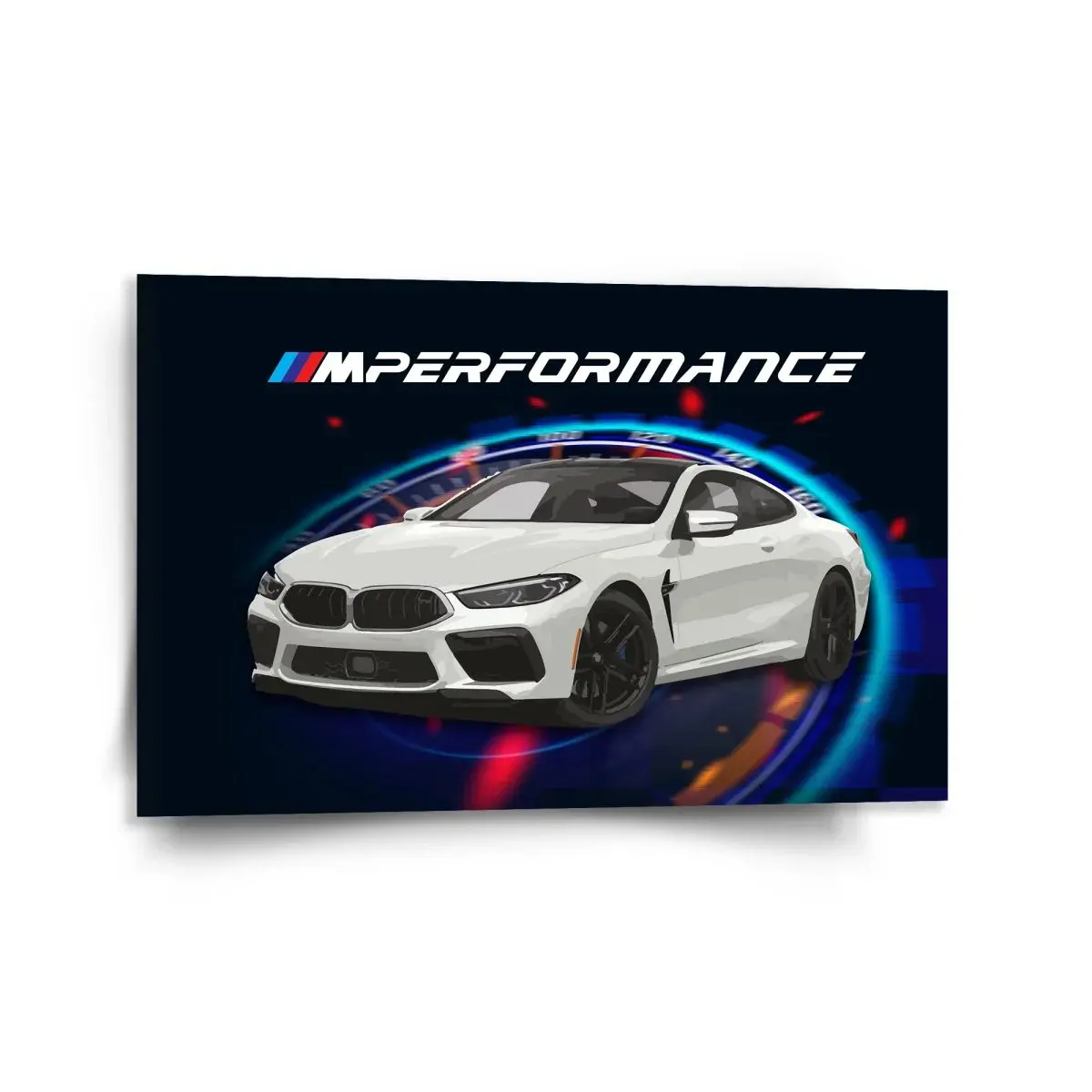 Obraz MPERFORMANCE Tachometr - 120x80 cm