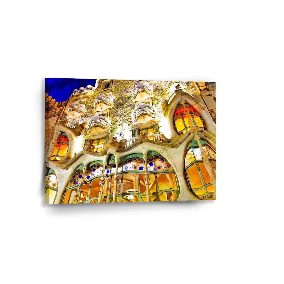 Obraz Barcelona Gaudi Casa Batllo 1 - 90x60 cm