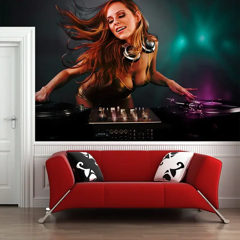 Tapeta DJka - 125x75 cm