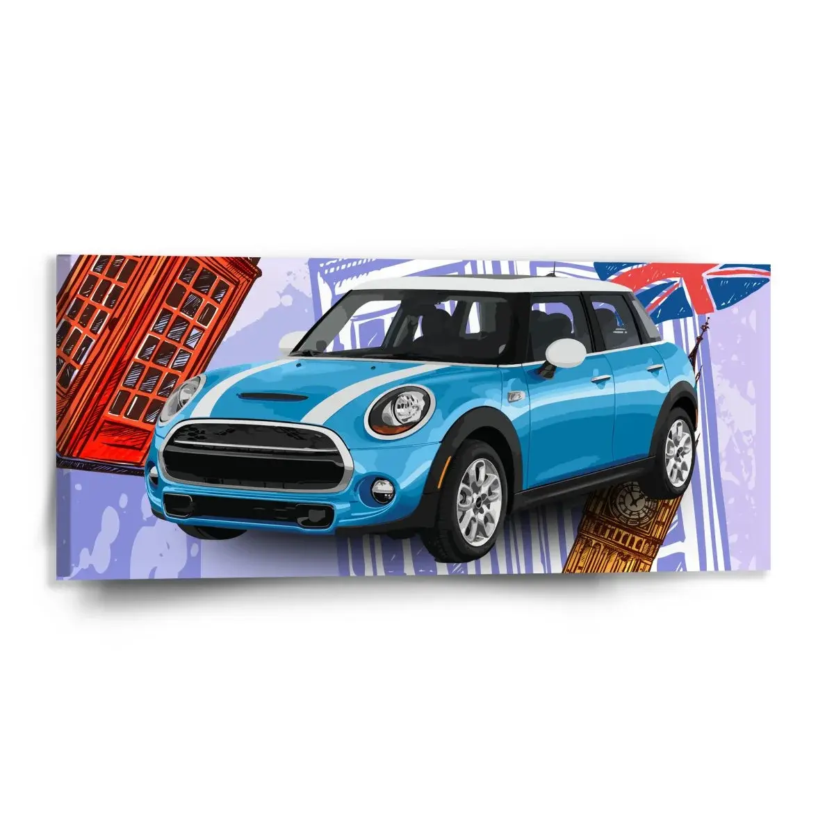 Obraz Mini sedan Londýn - 110x50 cm