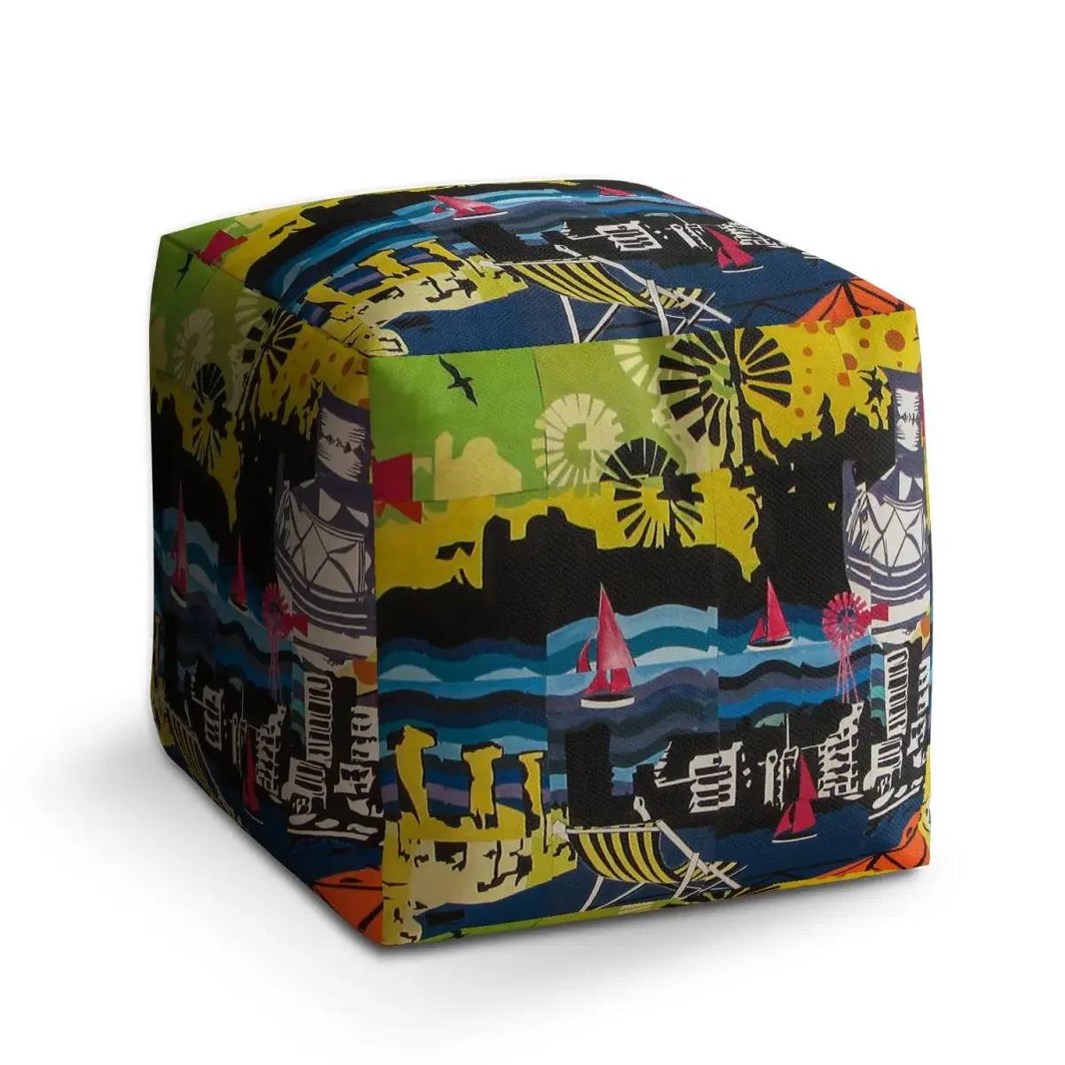 Taburet Cube Malba - 40x40x40 cm