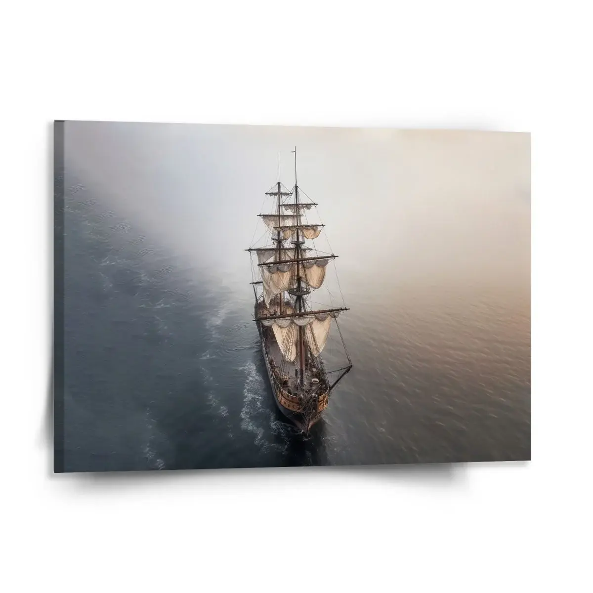Obraz Plachetnice na klidném moři - 150x110 cm