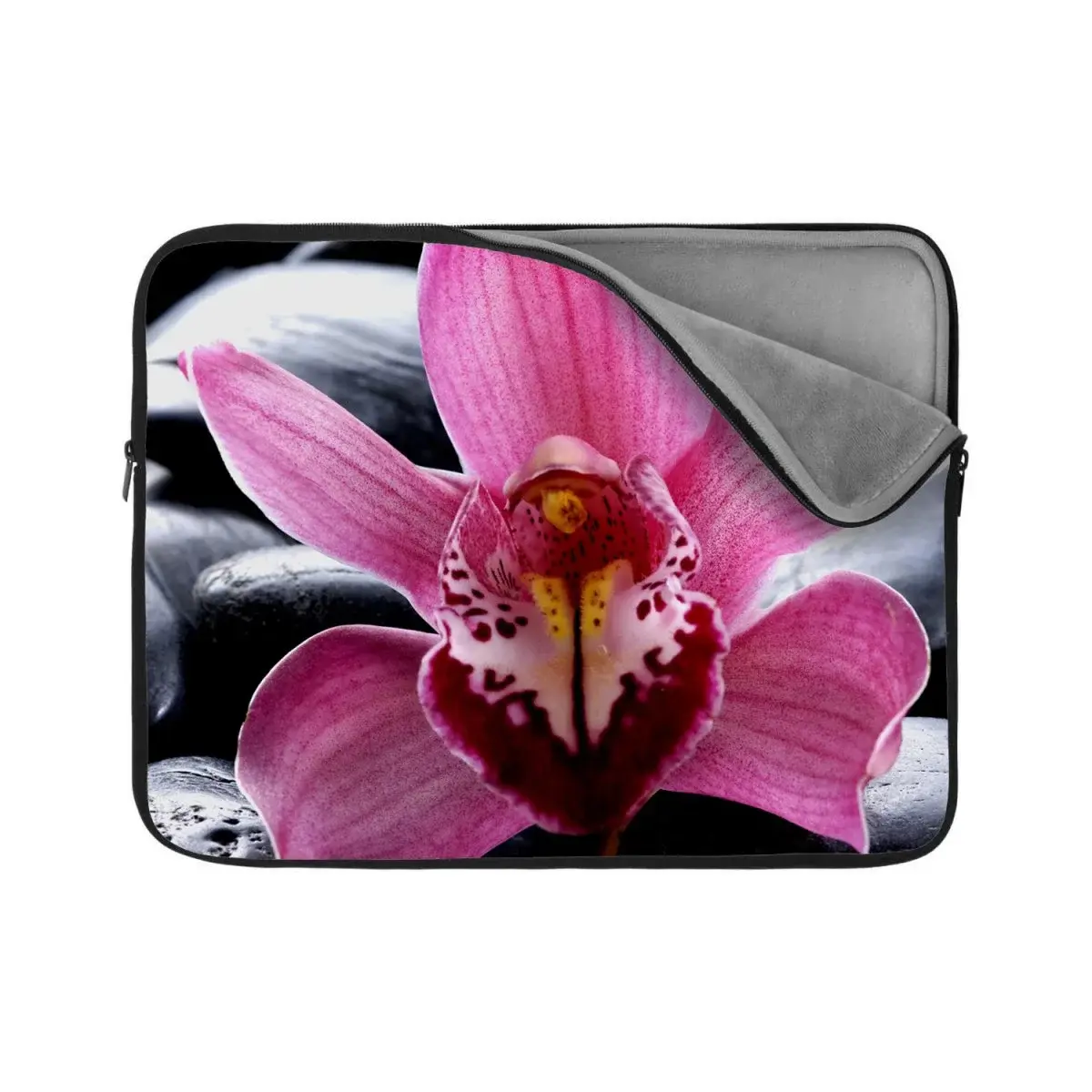 Obal na notebook Růžová orchidea - 17"