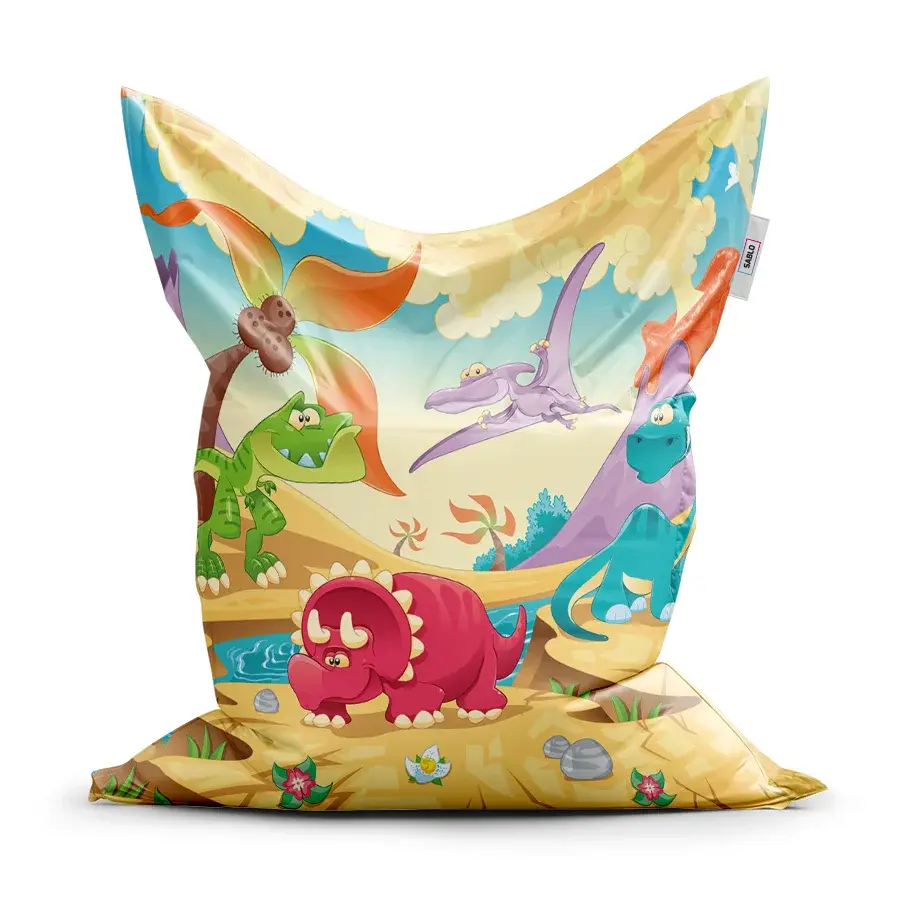 Sedací vak Classic Dinosauři 5 - 150x100 cm