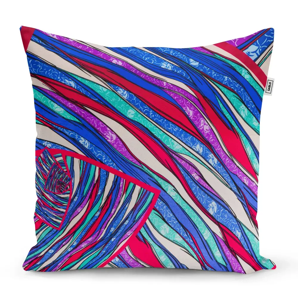 Polštář Pruhovaný motiv 2 - 60x60 cm