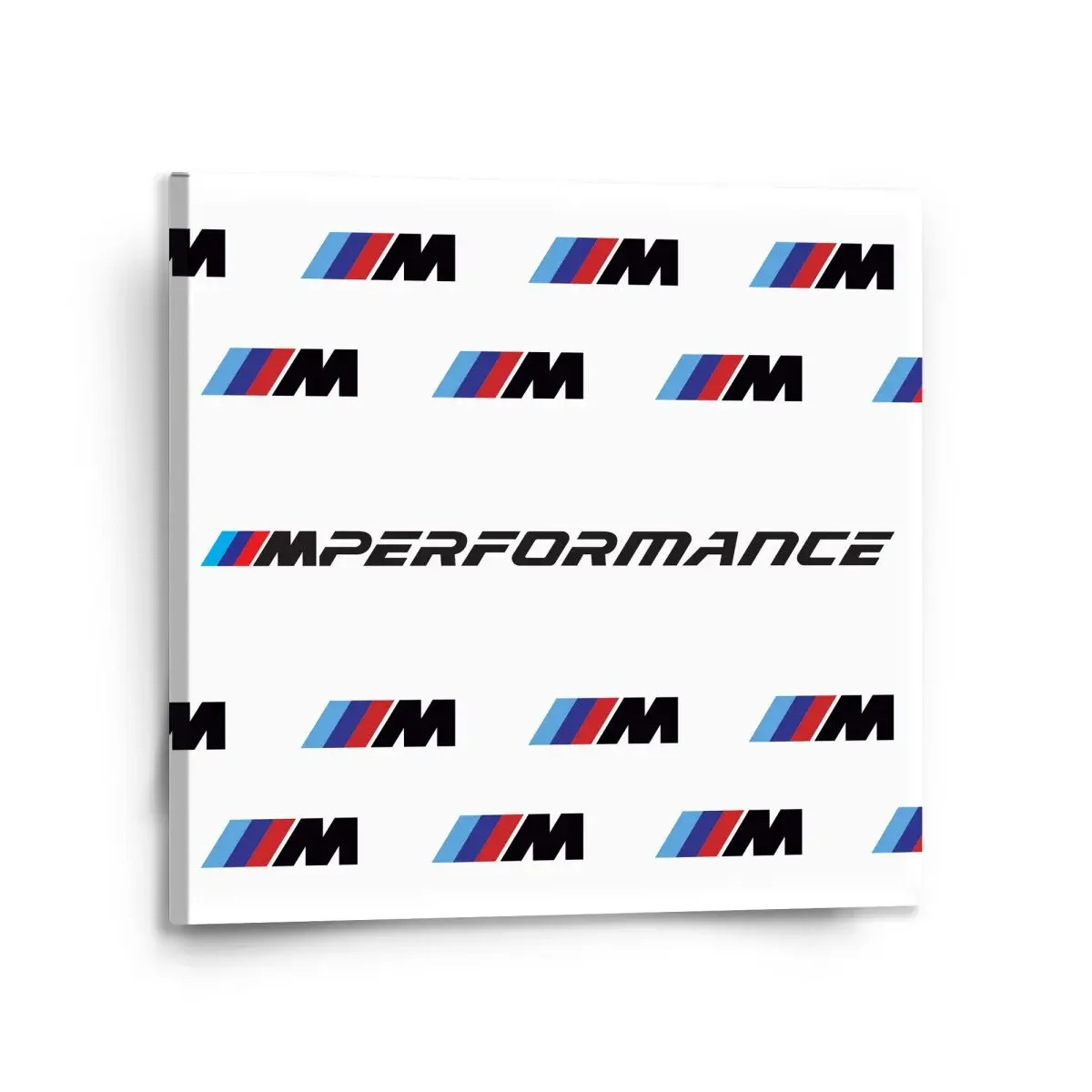 Obraz MPERFORMANCE bílý vzor - 110x110 cm