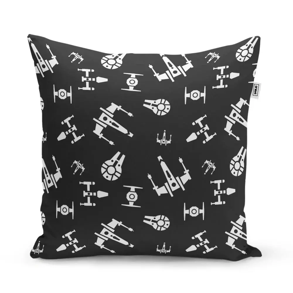 Polštář Star Wars Vesmírné lodě Pattern - 40x40 cm