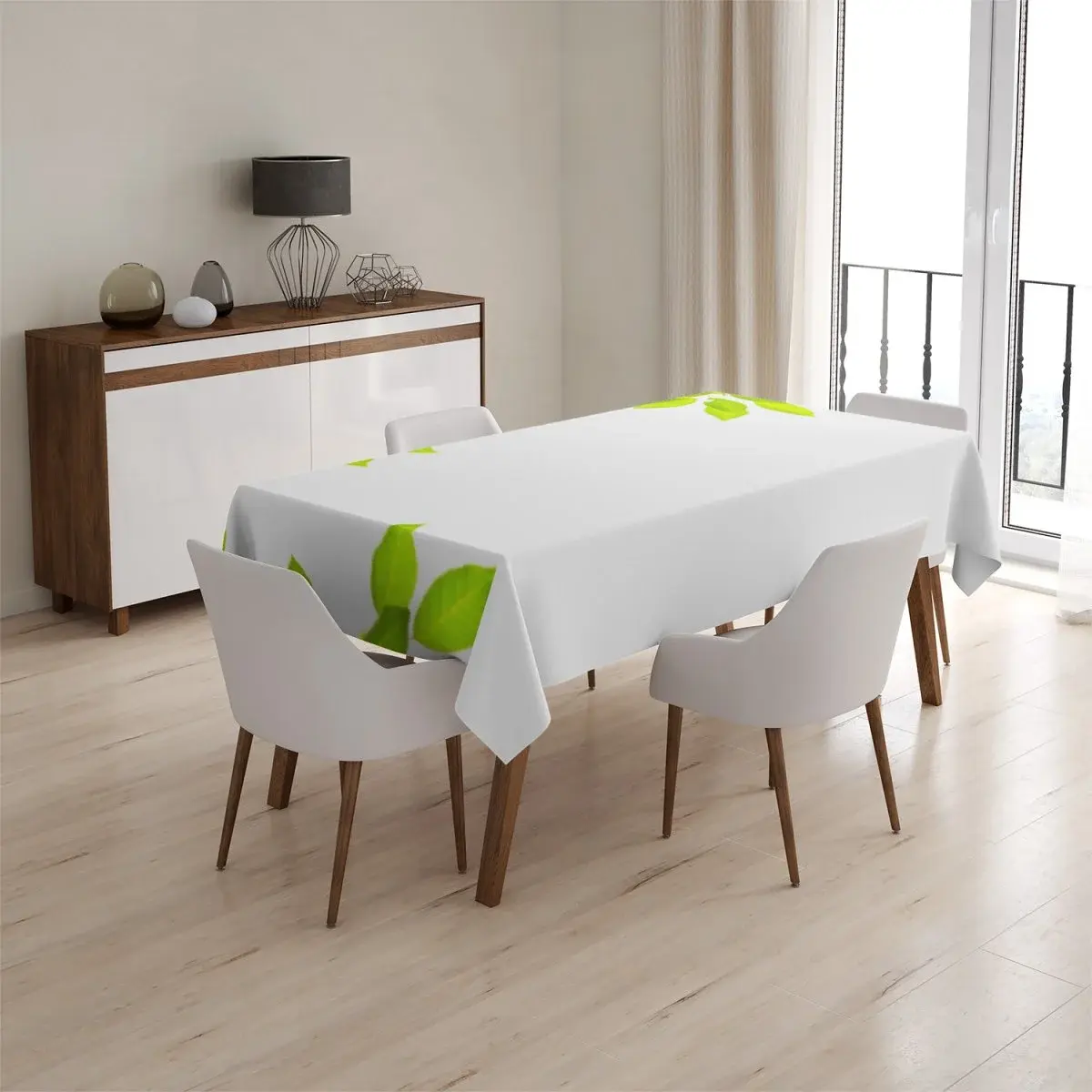 Ubrus Listy - 130x130 cm