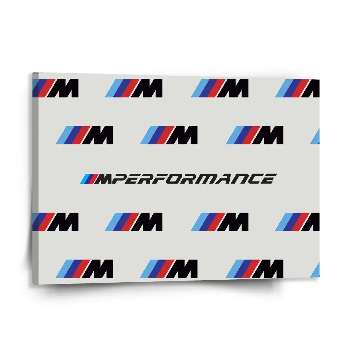 Obraz MPERFORMANCE bílý vzor - 150x110 cm