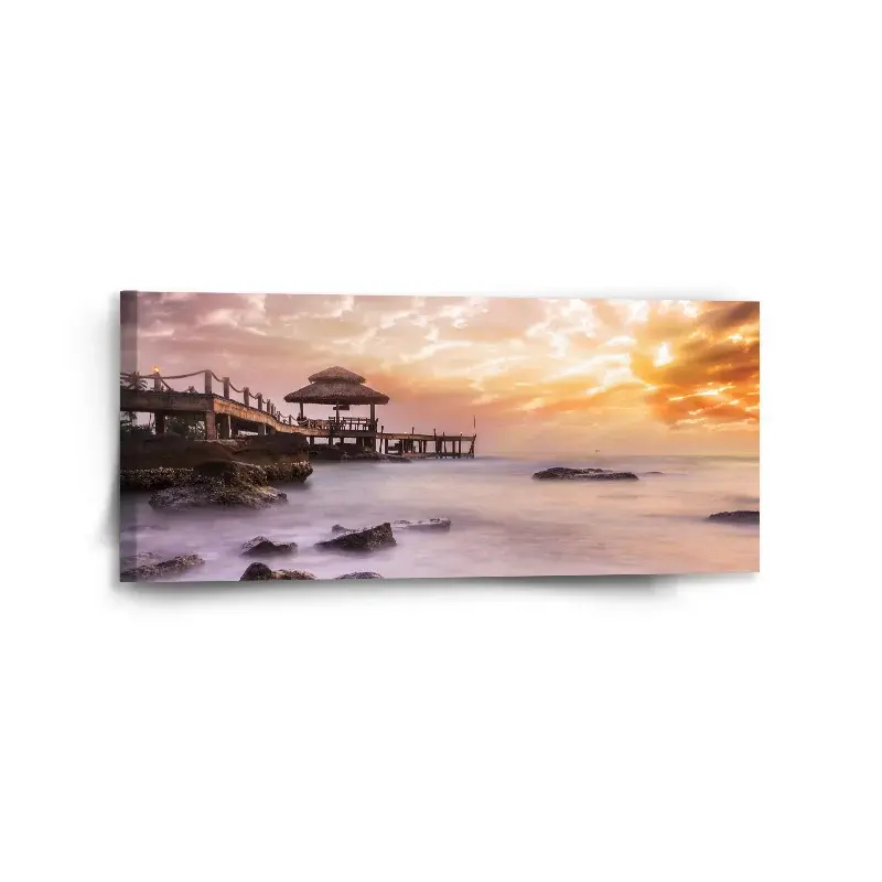 Obraz Mlha nad mořem - 110x50 cm