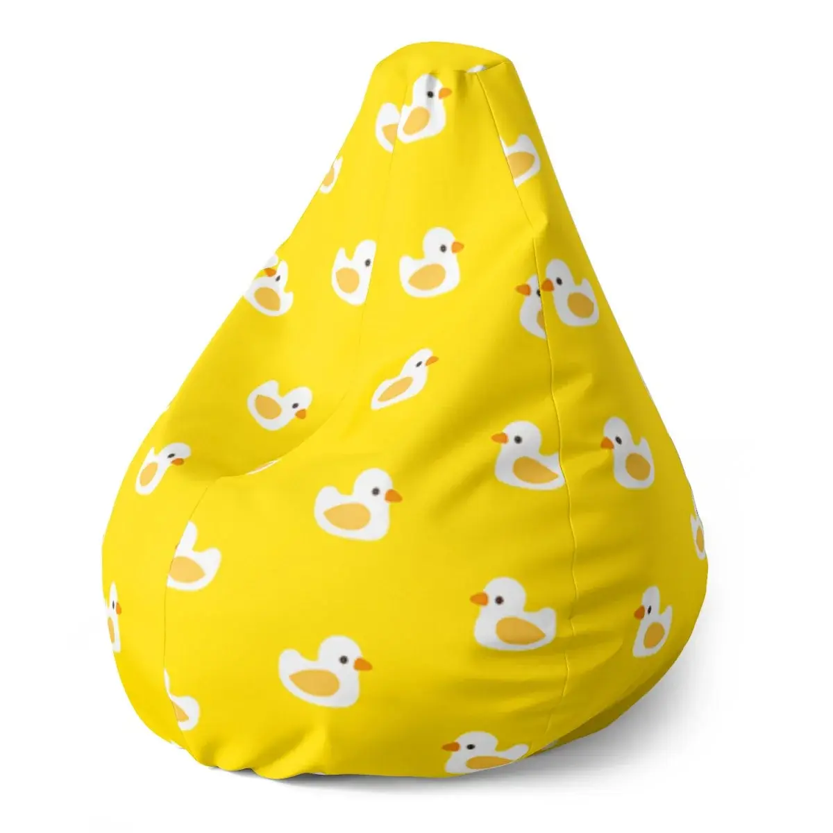 Sedací vak Pear Bílé kachničky - 70 x 95 x 15 cm
