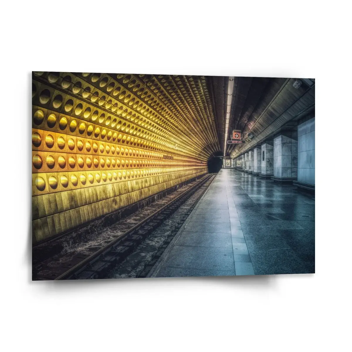 Obraz Pražské metro - 150x110 cm