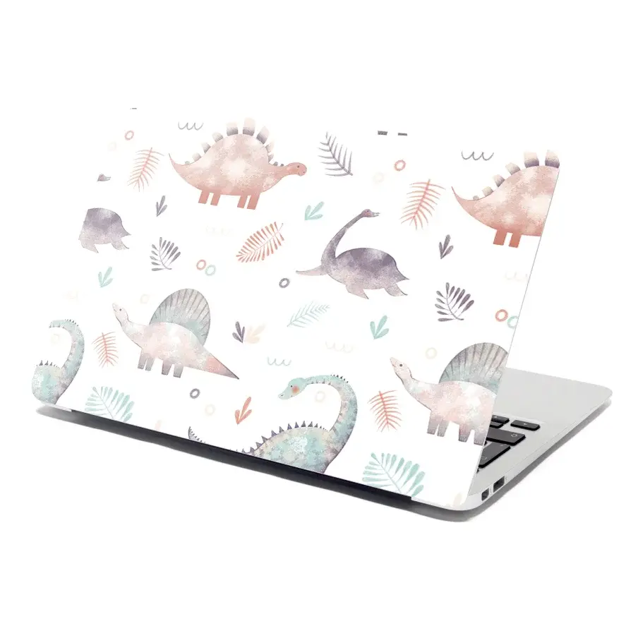 Samolepka na notebook Malovaní dinosauři - 29x20 cm