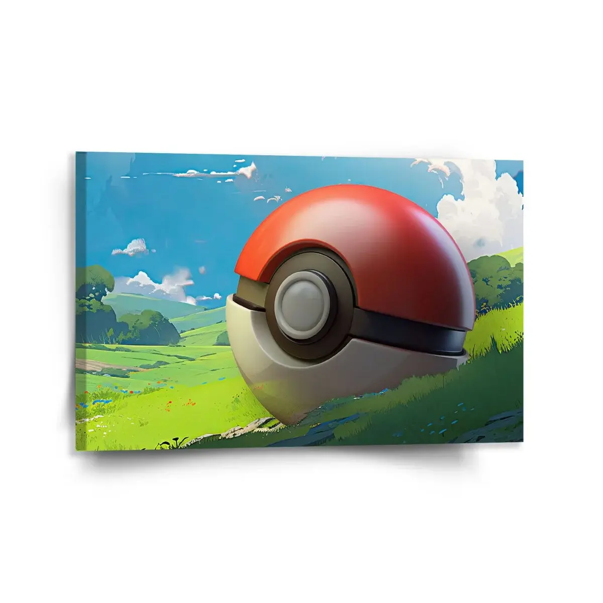 Obraz Pokemon ball Krajina - 120x80 cm