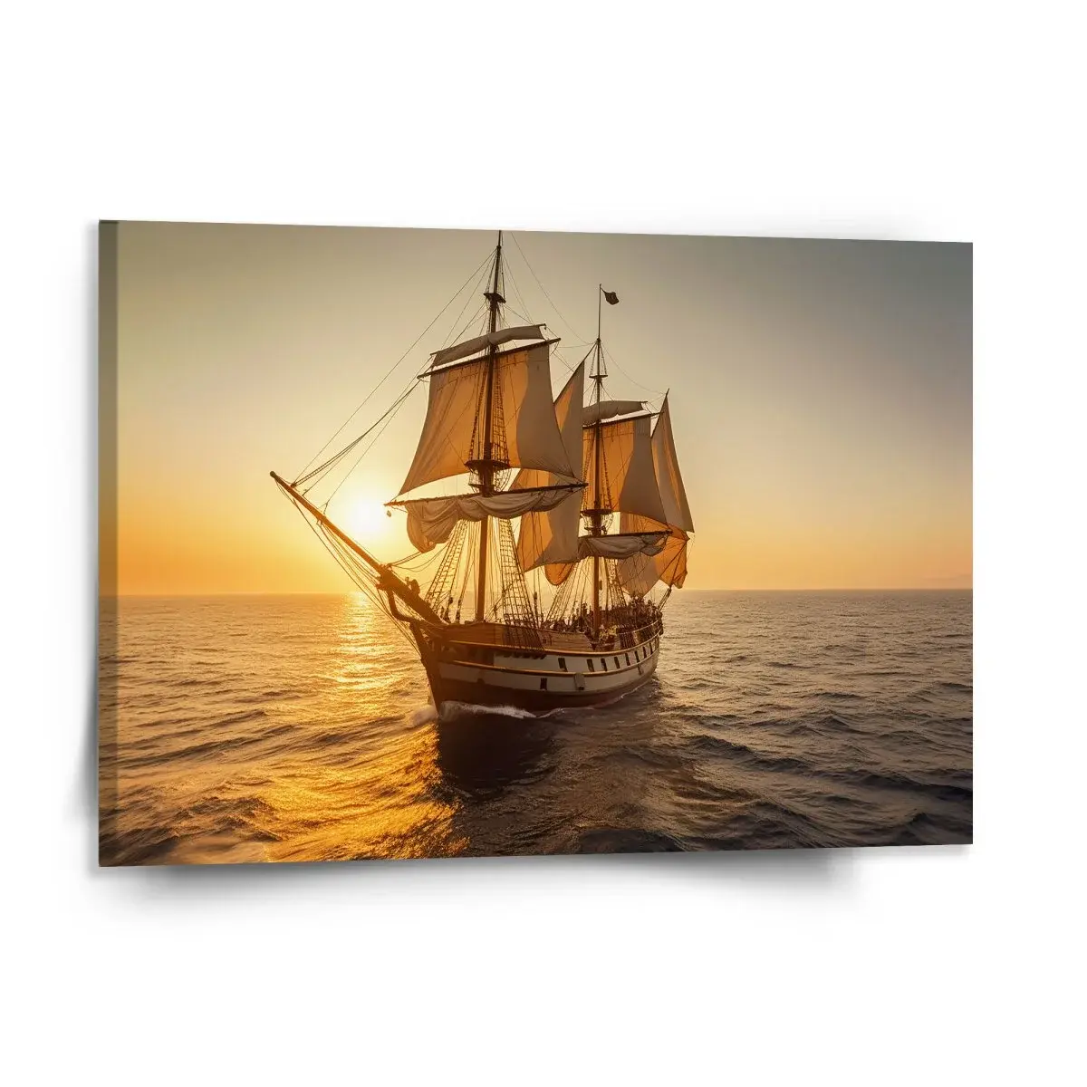 Obraz Plachetnice na klidném moři 2 - 150x110 cm