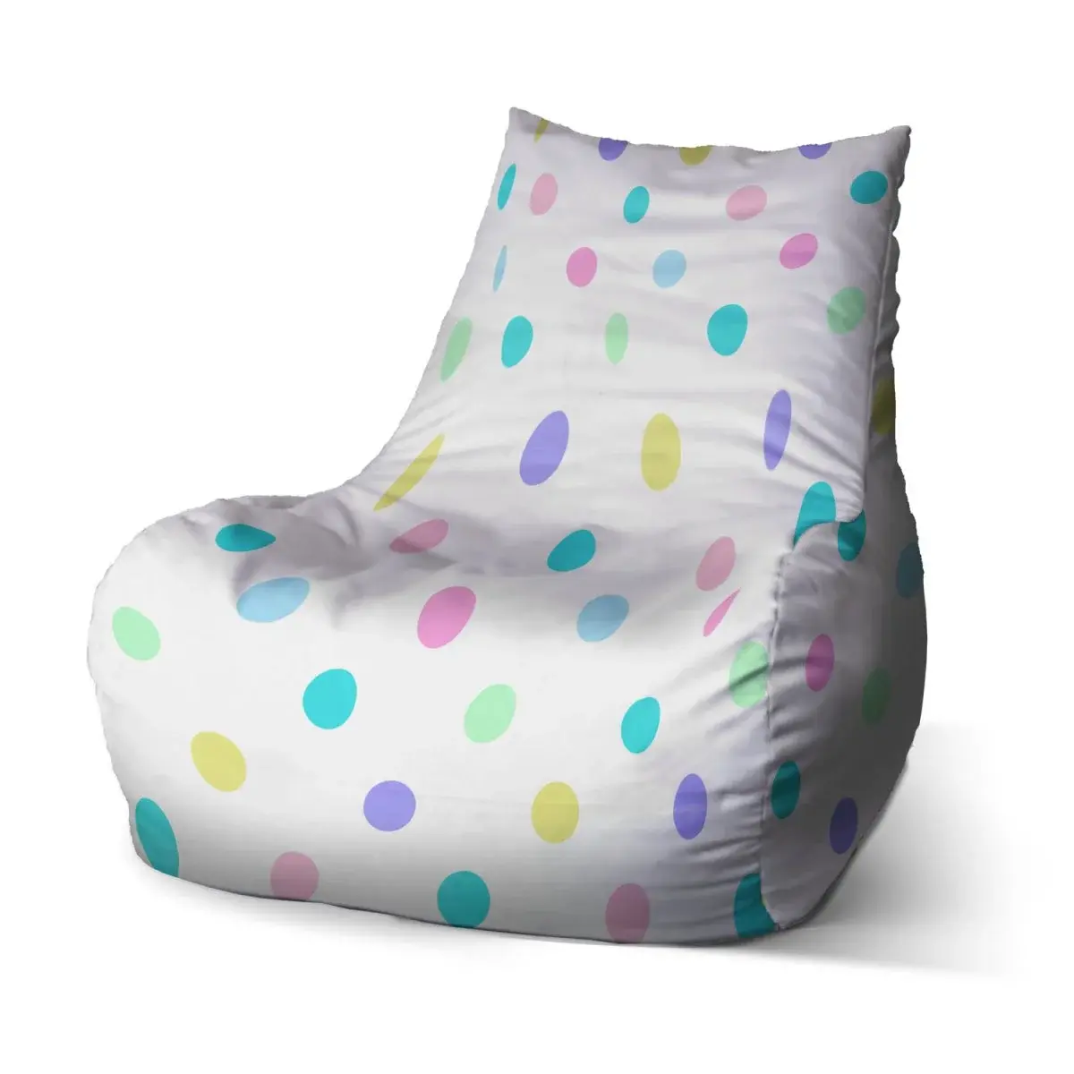 Sedací vak Bean Puntík vedle puntíku - 60 x 70 x 70 cm