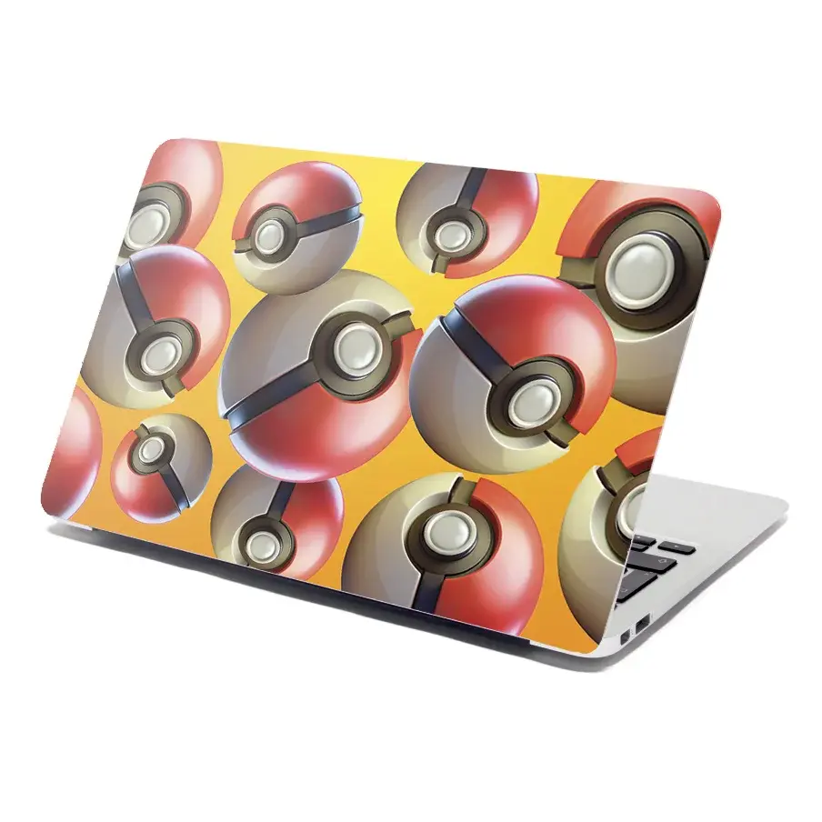 Samolepka na notebook Pokemon ball Pattern - 38x26 cm