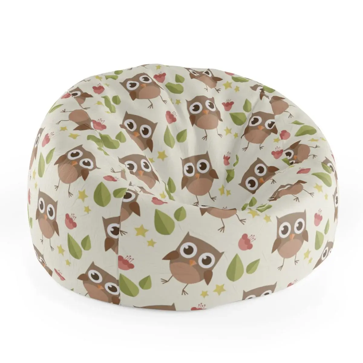 Sedací vak Cocoon Sovy - 115 x 75 x 45 cm