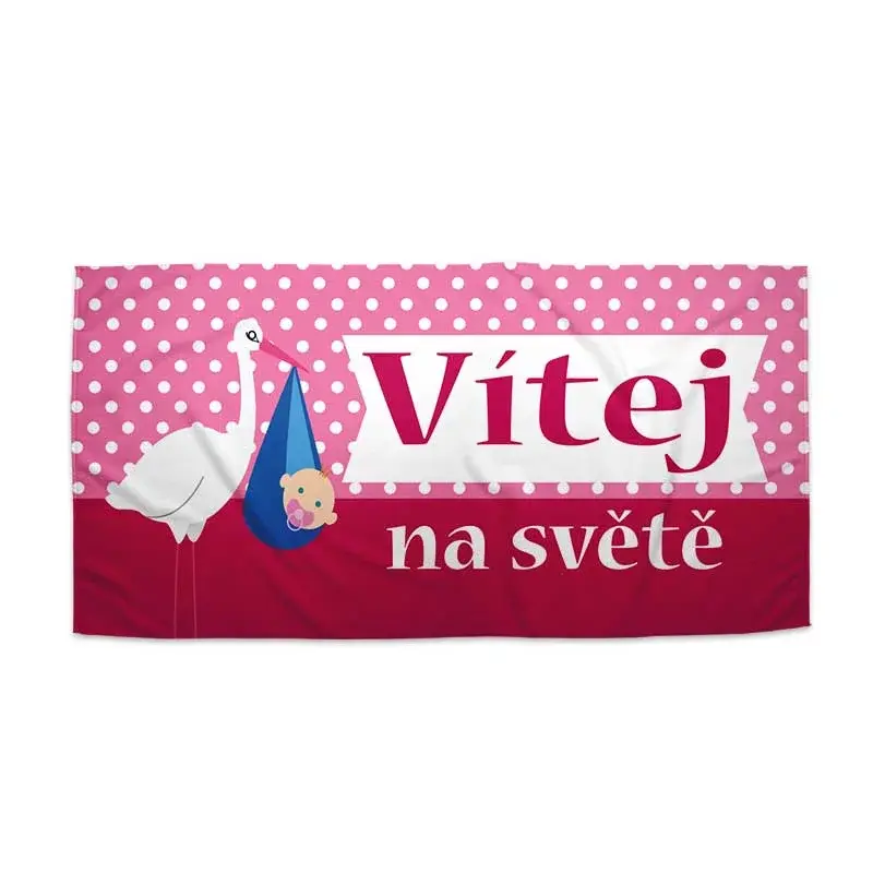 Ručník Vítej na světě 4 - 50x100 cm