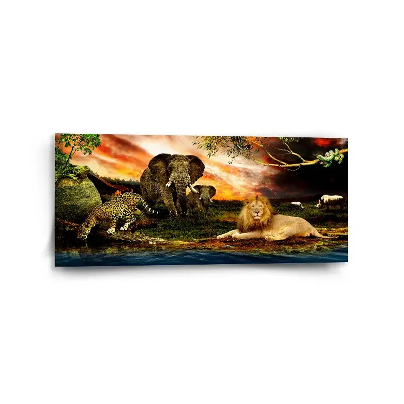 Obraz Zvířata ze Sahary - 110x50 cm