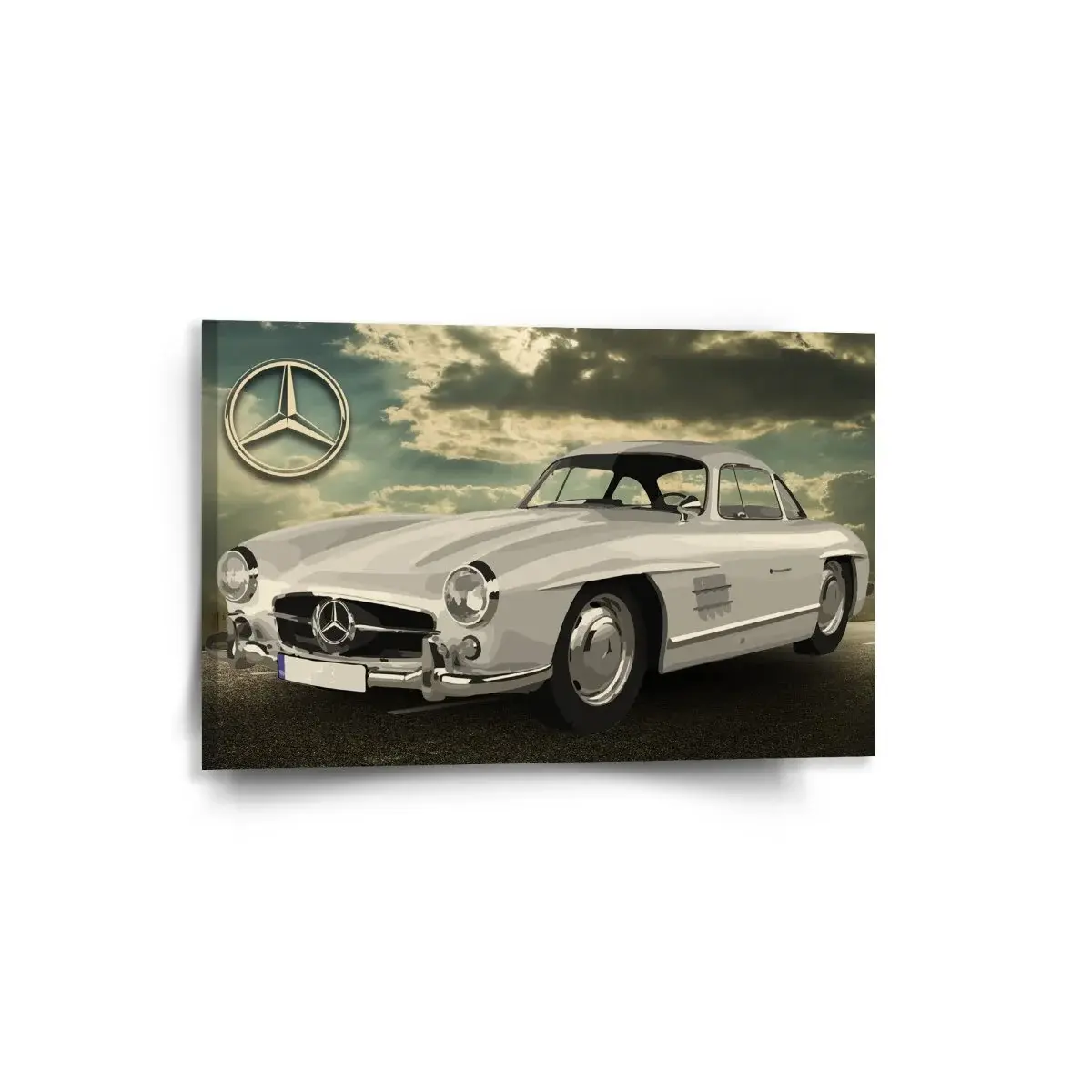 Obraz Mercedes-Benz 300 SL Na silnici - 60x40 cm
