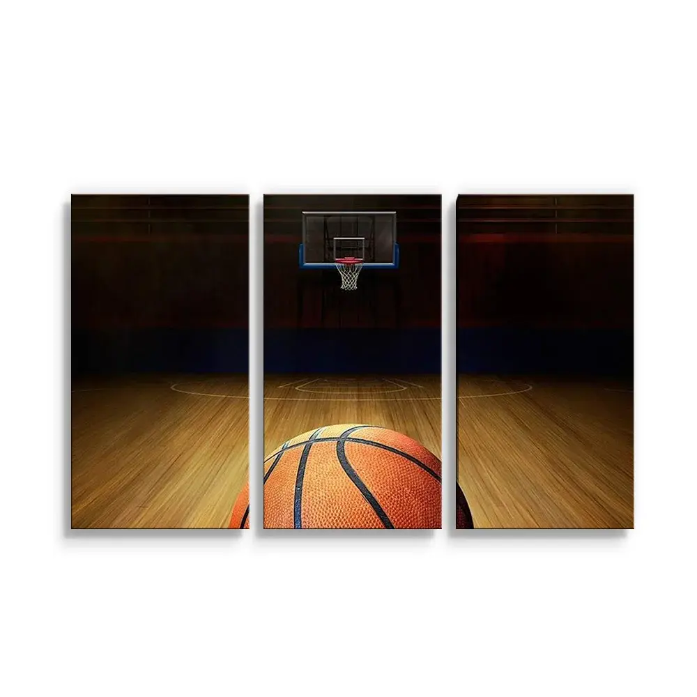 Obraz - 3-dílný Basketball - 120x80 cm