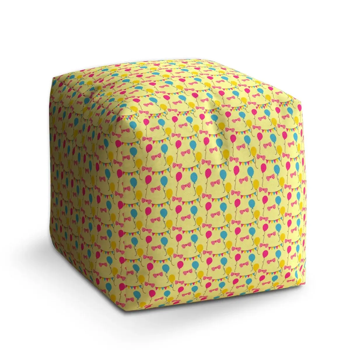 Taburet Cube Nafukovací balonky - 60x60x60 cm