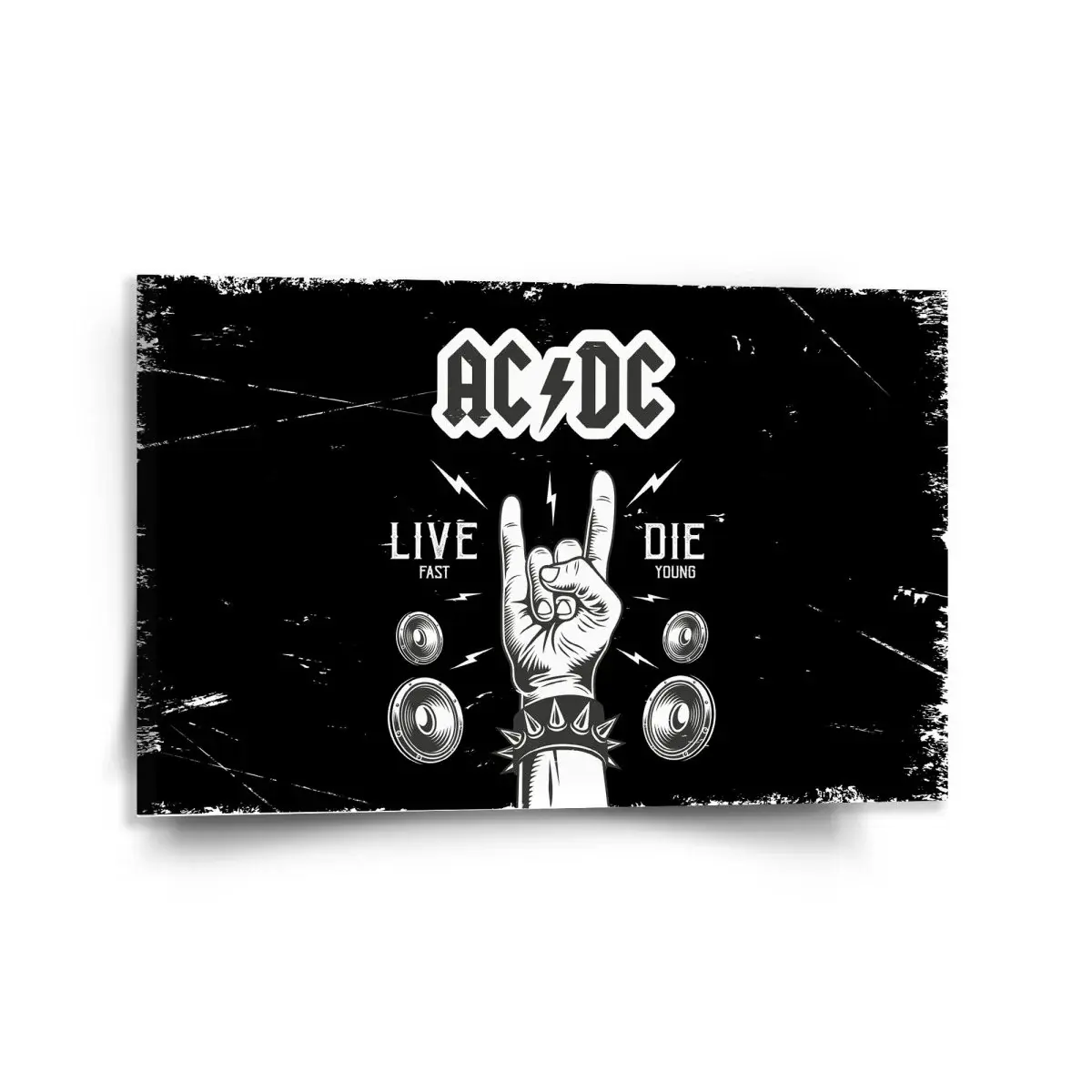 Obraz ACDC Live fast, die young - 120x80 cm