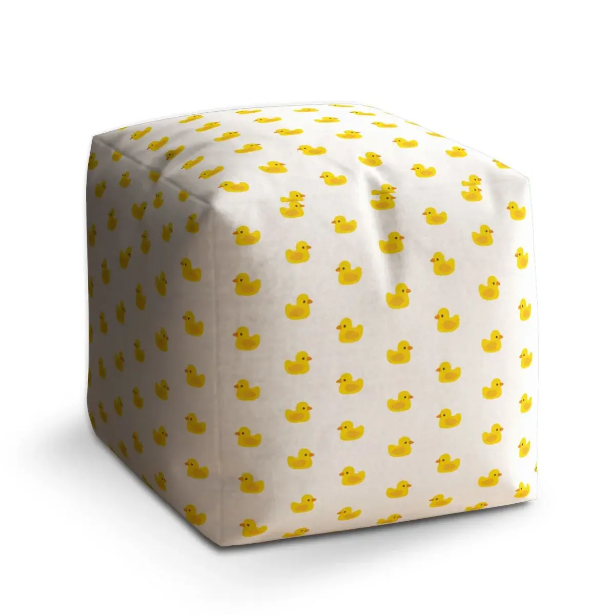 Taburet Cube Žluté kačenky - 40x40x40 cm
