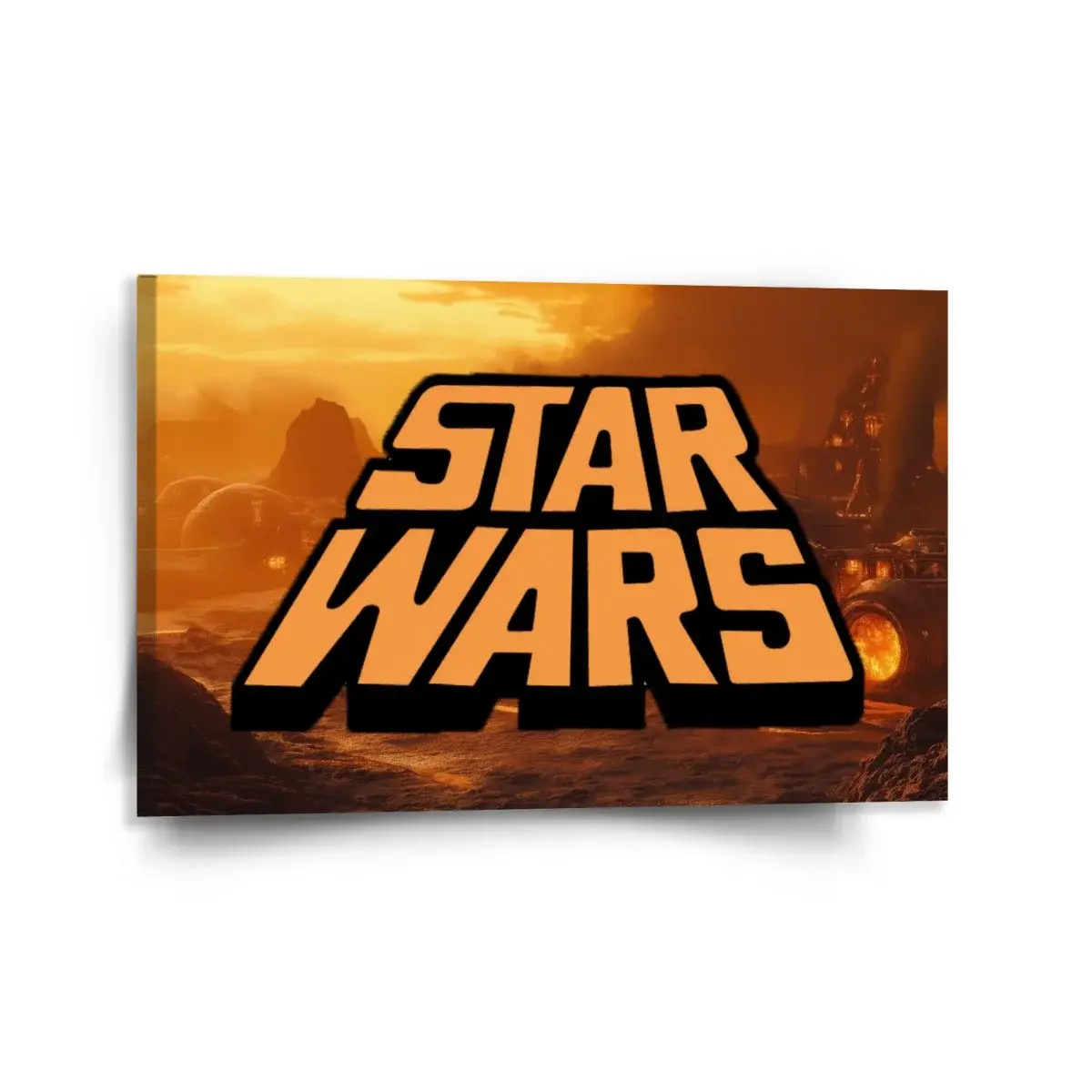 Obraz Star Wars Lávová planeta - 120x80 cm