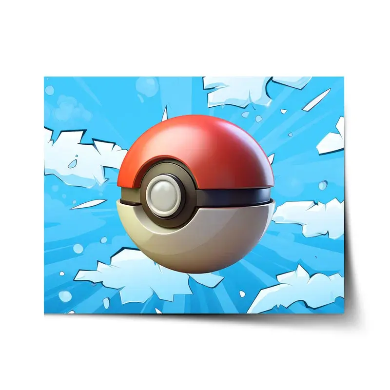 Plakát Pokemon ball Obloha - 60x40 cm