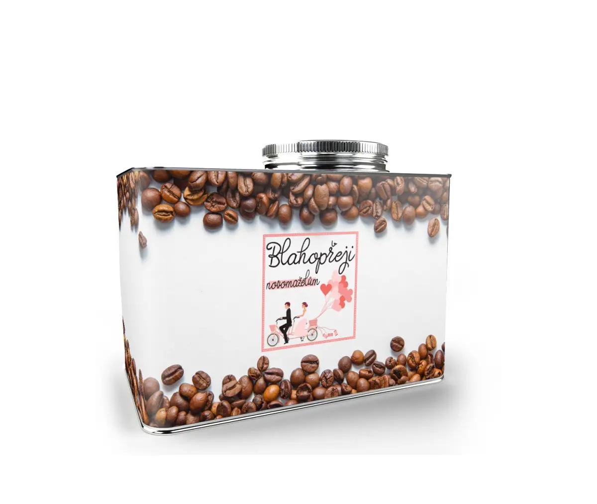 Dárková káva Blahopřeji novomanželům - 250g