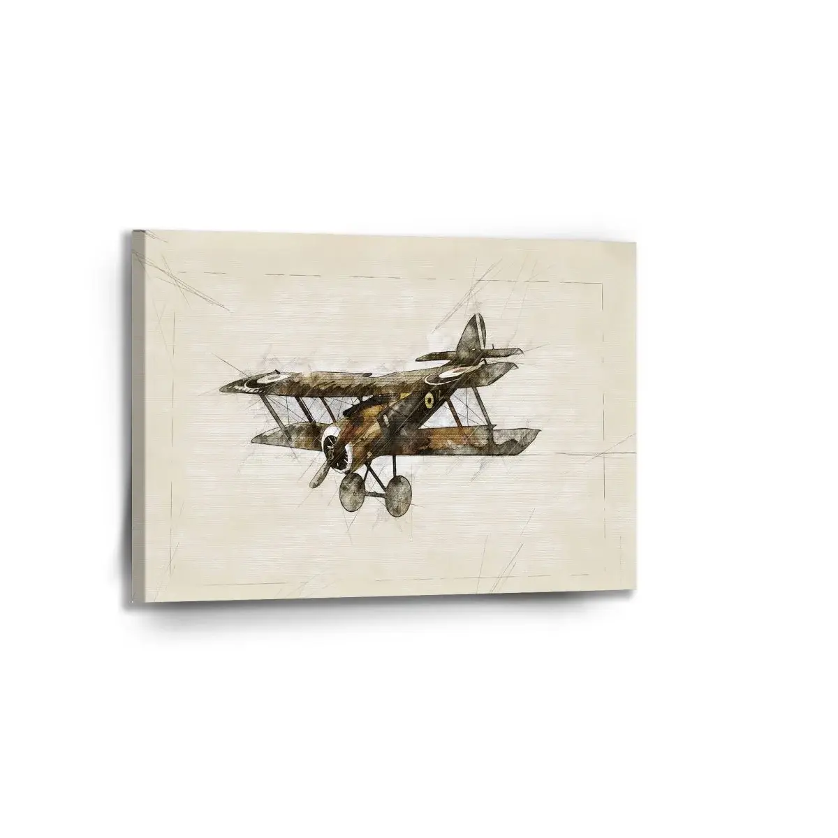 Obraz Historický dvouplošník Vintage - 90x60 cm