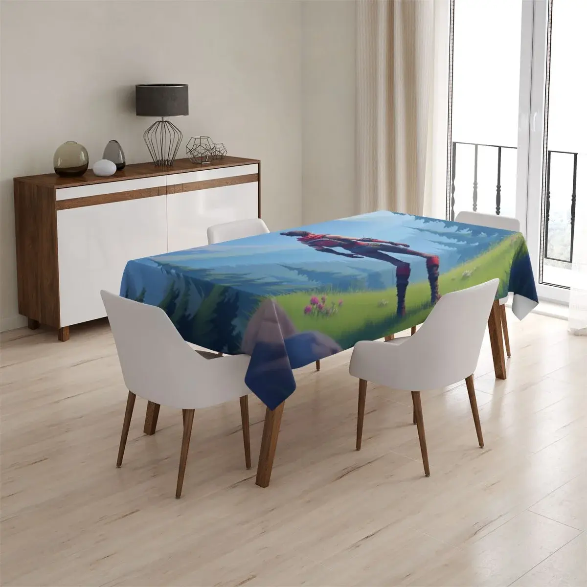 Ubrus FORTNITE Horská krajina - 145x240 cm