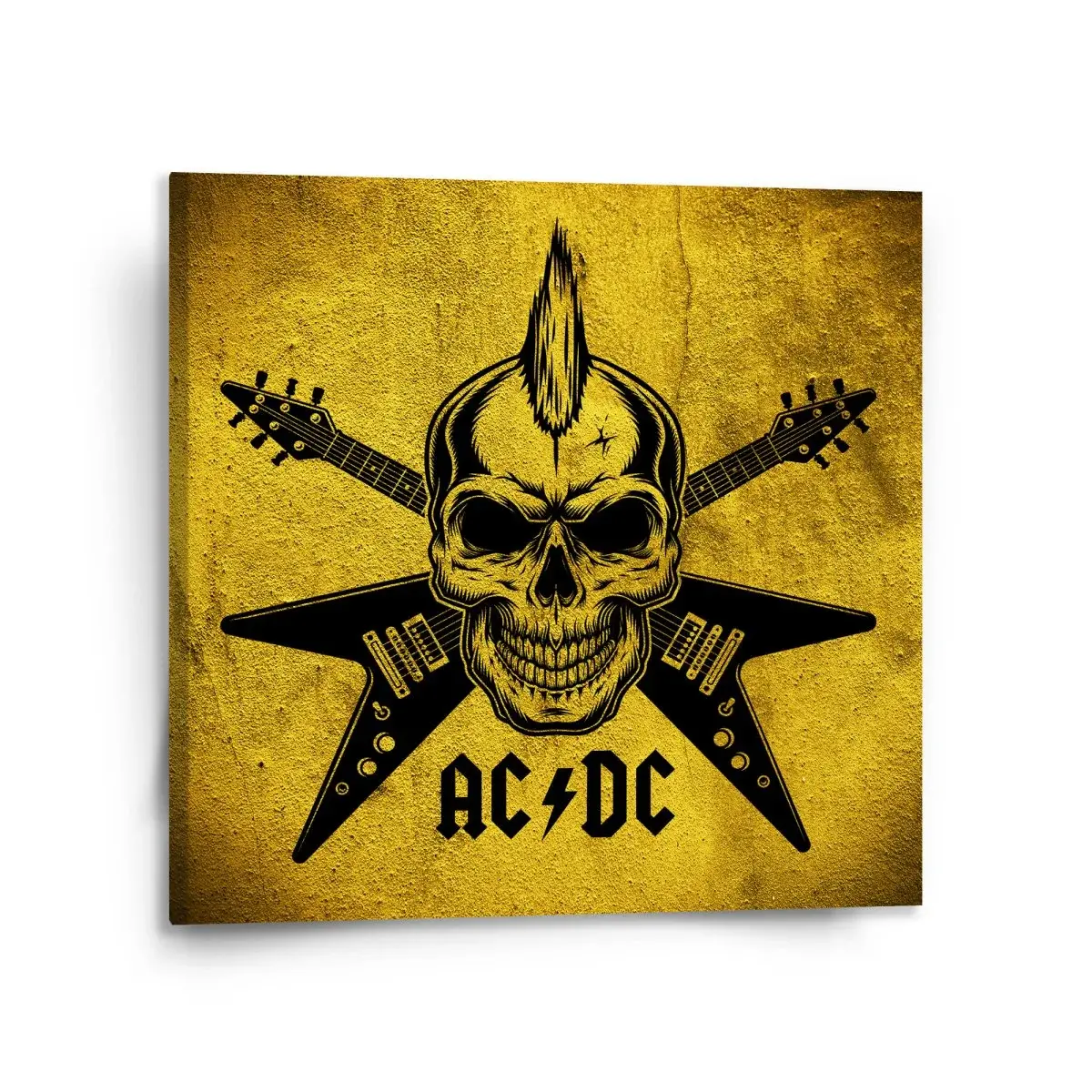 Obraz ACDC Lebka - 110x110 cm