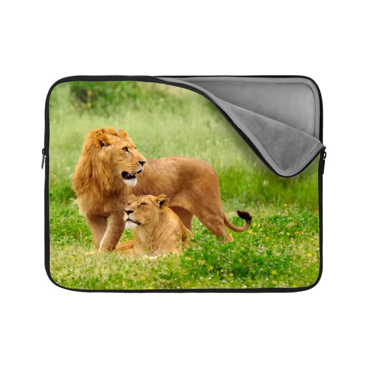 Obal na notebook Lev a lvice - 17"