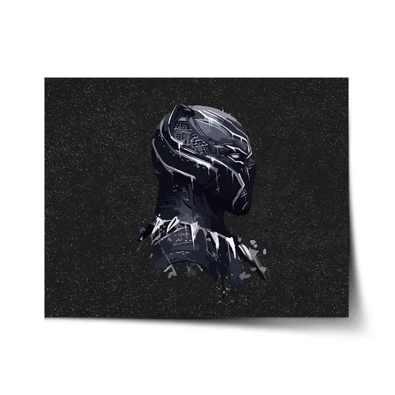Plakát BLACK PANTHER z profilu Vesmír - 120x80 cm