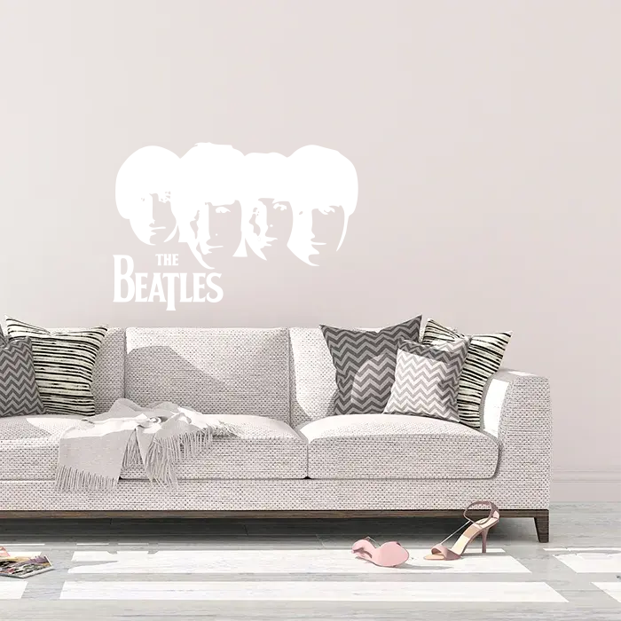 Samolepka na zeď: Beatles 2 - 120x83 cm
